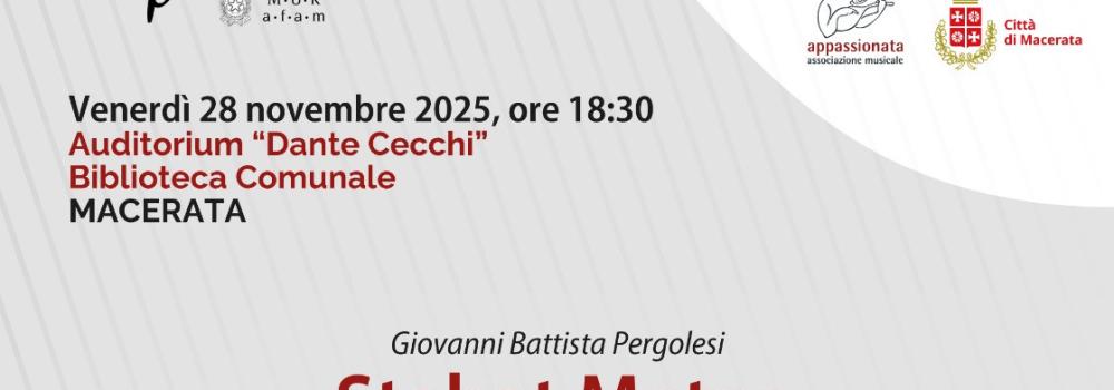 Da Pergolesi a Monteverdi: Appassionata chiude la stagione 2025 con tre appuntamenti speciali tra musica sacra