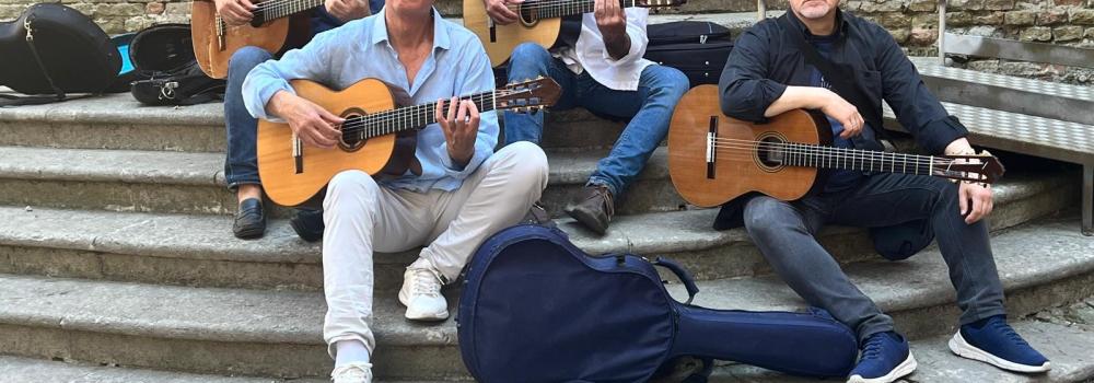 Il fascino delle sei corde: il Guitalian Quartet in concerto a Macerata