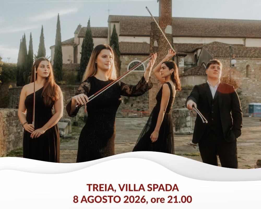 Beethoven e i Balcani: Appassionata presenta il New Era Quartet a Villa Spada per il secondo appuntamento estivo di Musica con Vista