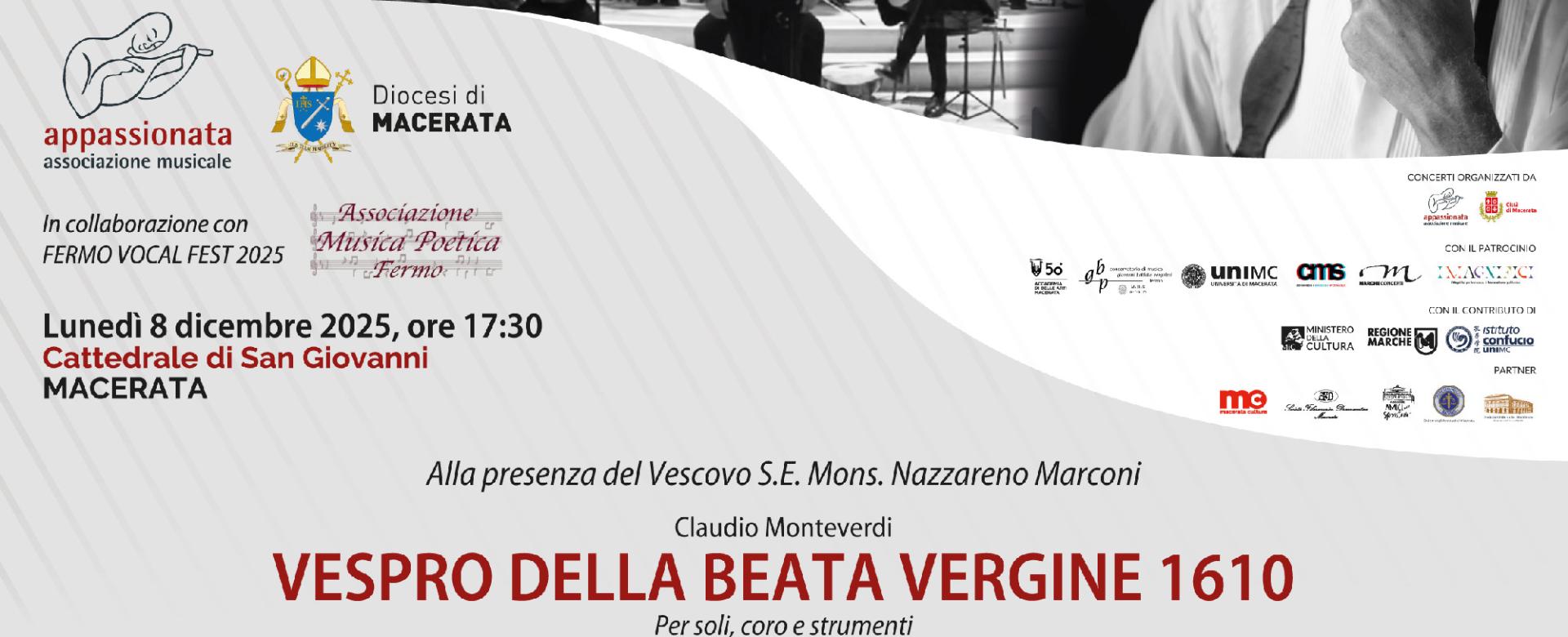 Vespro della Beata Vergine di Claudio Monteverdi