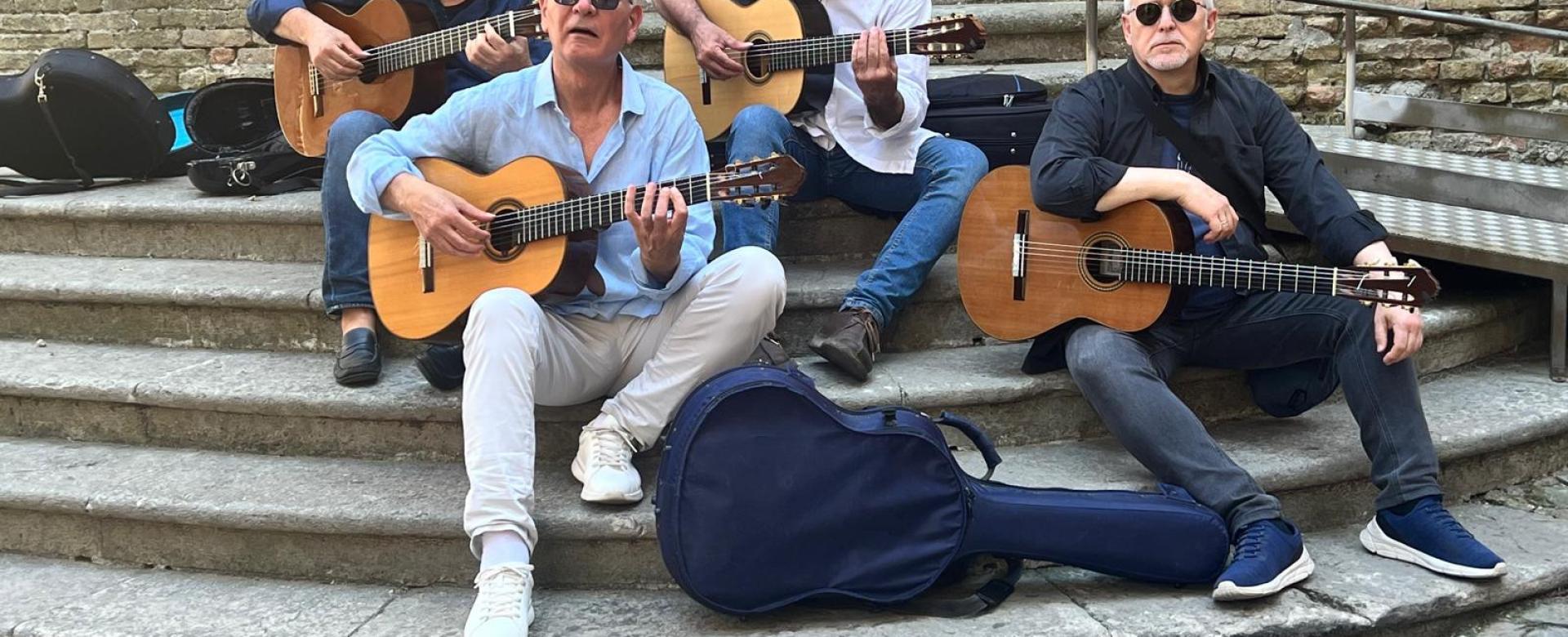 Il fascino delle sei corde: il Guitalian Quartet in concerto a Macerata